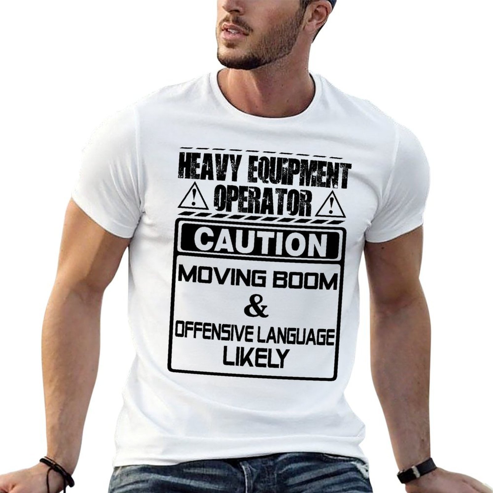 Heavy Equipment Operator Shirts - Camiseta funcional casual de manga curta