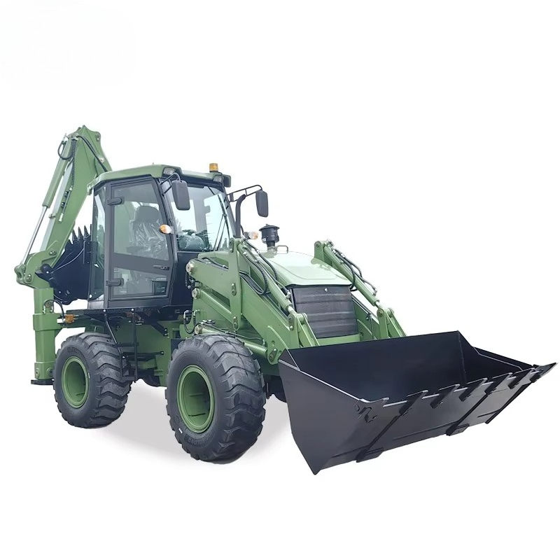 Heavy Equipment In Chinese - Retroescavadeira de Rodas Chinesa de 2,5