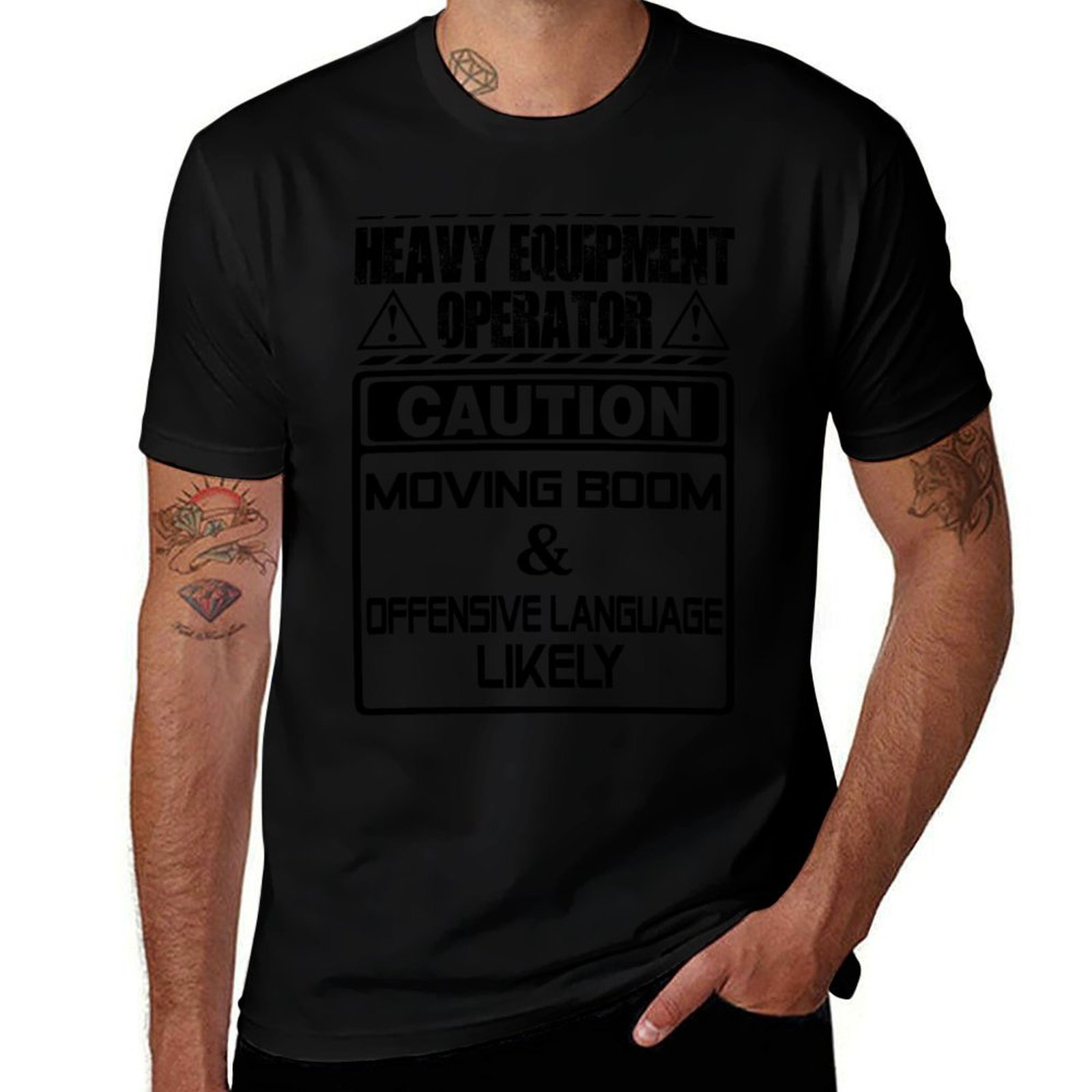 Heavy Equipment Operator Shirts - Camiseta com estampa de operador de