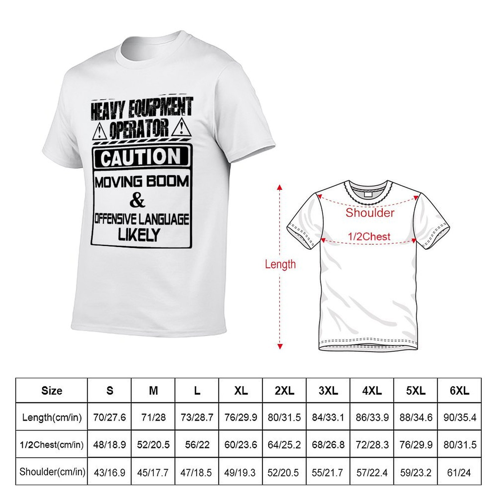 Camiseta funcional casual de m - Heavy Equipment Operator Shirts avaliação e preço