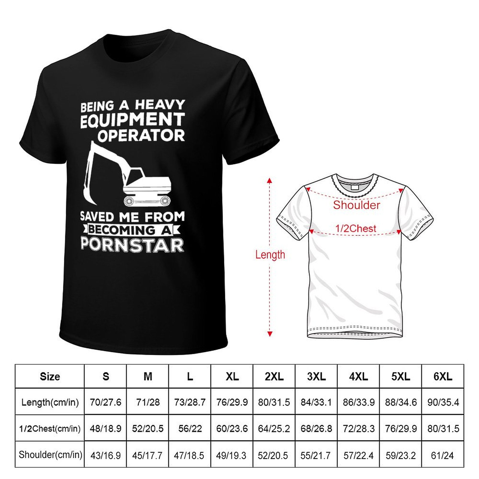 Operador de equipamentos pesad - Heavy Equipment Operator Shirts avaliação e preço