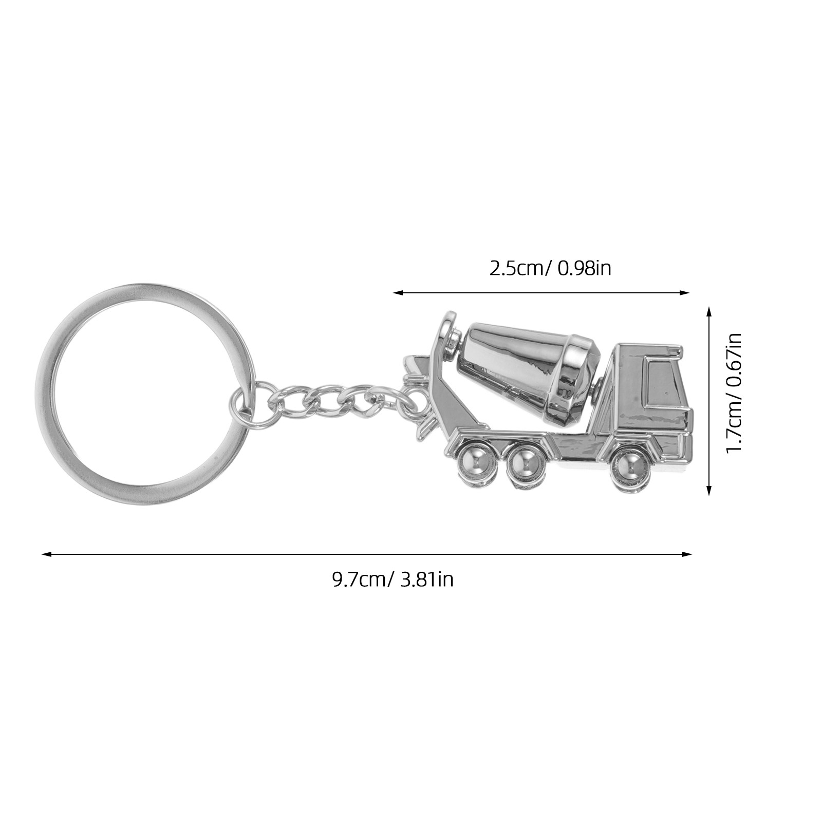 Chaveiro de Caminhão Betoneira - Heavy Equipment Mixer avaliação e preço