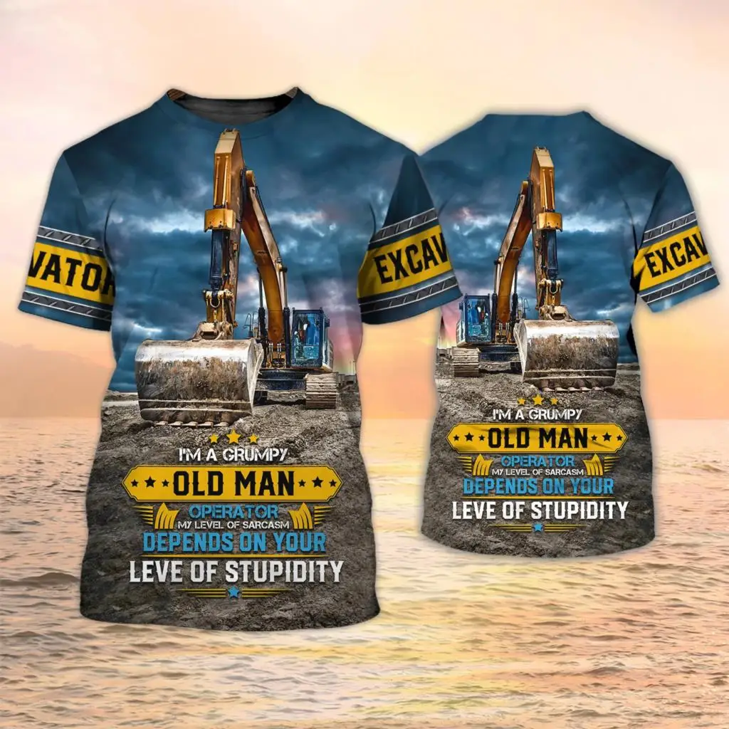 Camisetas de Escavadora para O - Heavy Equipment Operator Shirts avaliação e preço