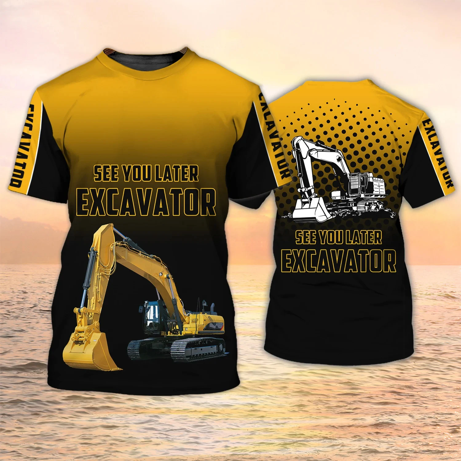 Camisetas de Escavadora para O - Heavy Equipment Operator Shirts avaliação e preço